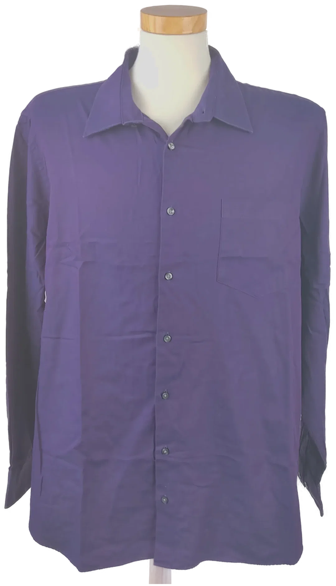 CANDA von C&A Herrenhemd, violett - Gr. XXL 45/46 - Bild 1