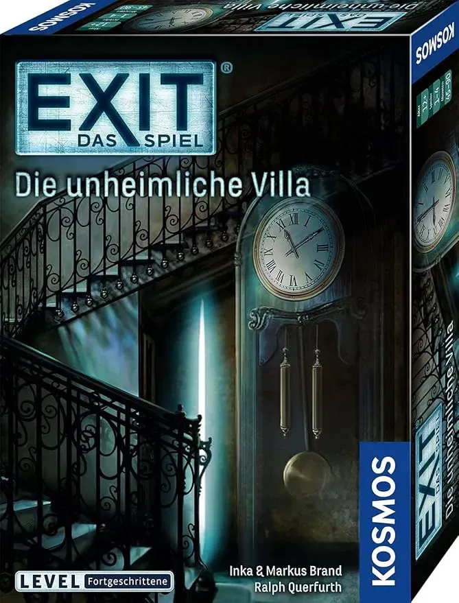 KOSMOS EXIT – Das Spiel: Die unheimliche Villa | Level Fortgeschrittene, neu & originalverschweißt - Bild 1