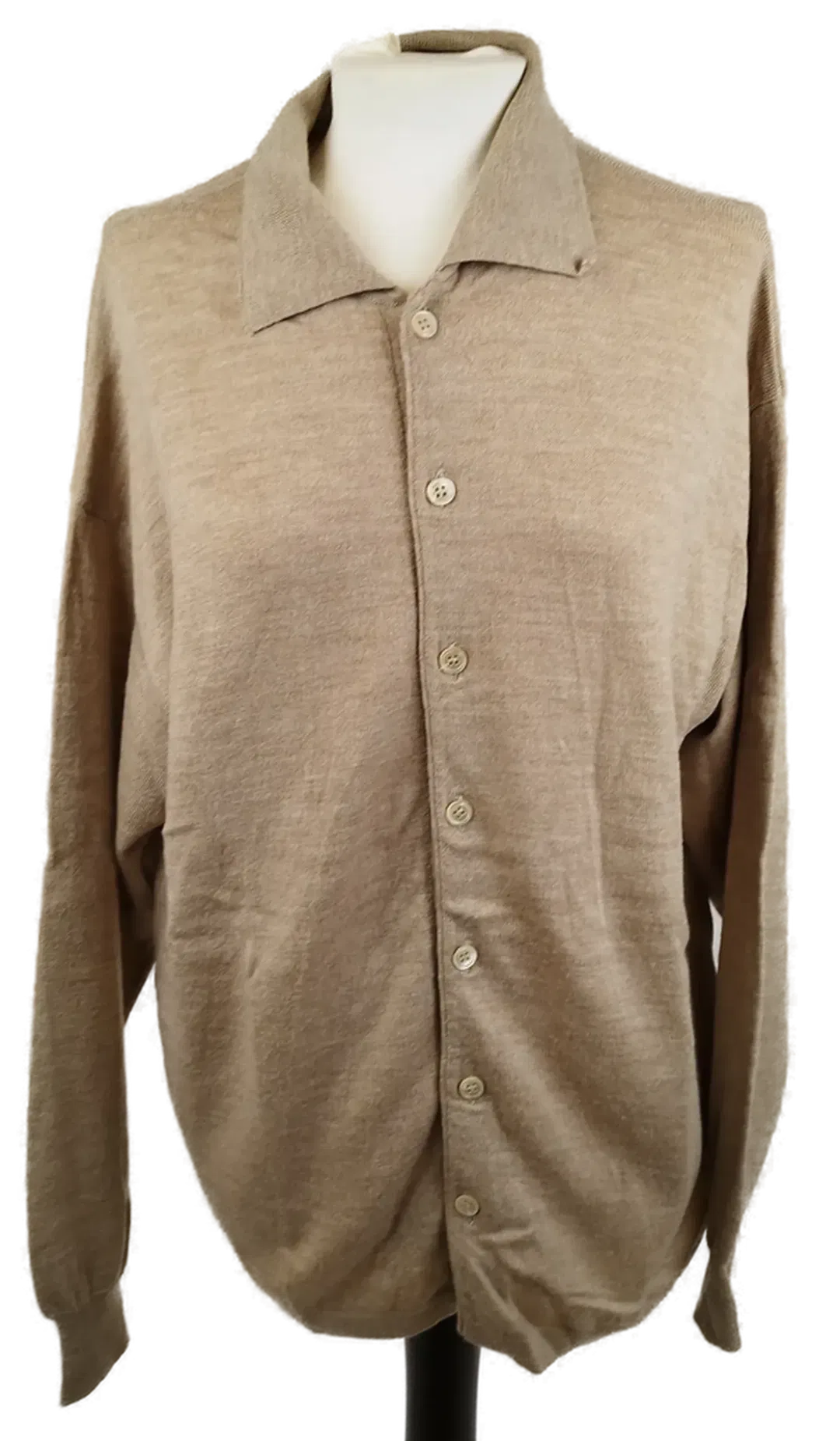 Roberto Collina Pullover zum Zuknüpfen - Gr. 52 / 100% Extrafeine Schurwolle - Bild 4