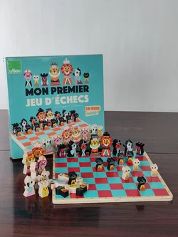 MON PREMIER JEU D´ÉCHECS - Schachspiel aus Holz für Kinder - vilac