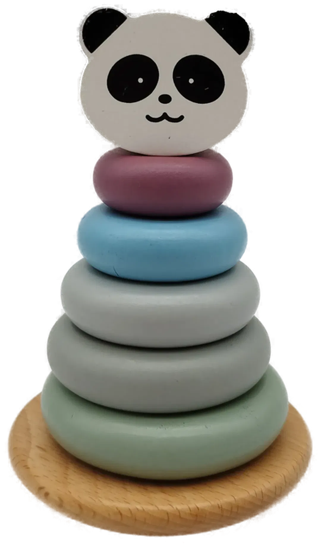 Kindsgut - Stapelturm Panda aus Holz - Bild 1