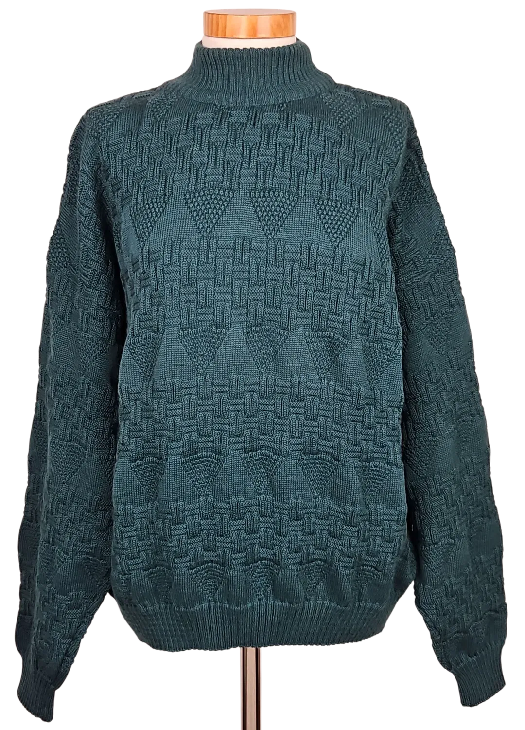 Eri Damen Vintage Pullover, grau - Gr. L - Bild 1