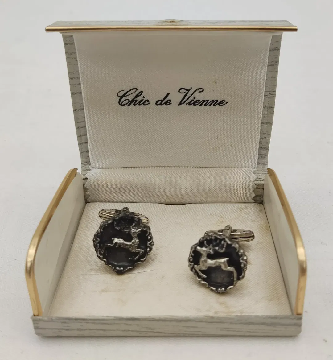 Chic de Vienne - Vintage - Silber Manschettenknöpfe - Bild 4
