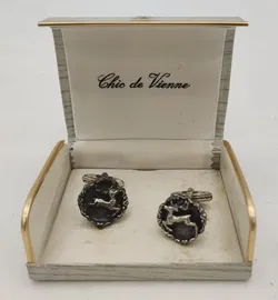 Chic de Vienne - Vintage - Silber Manschettenknöpfe - Bild 1