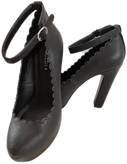 Schwarze Plateau High Heels  - Bild 1
