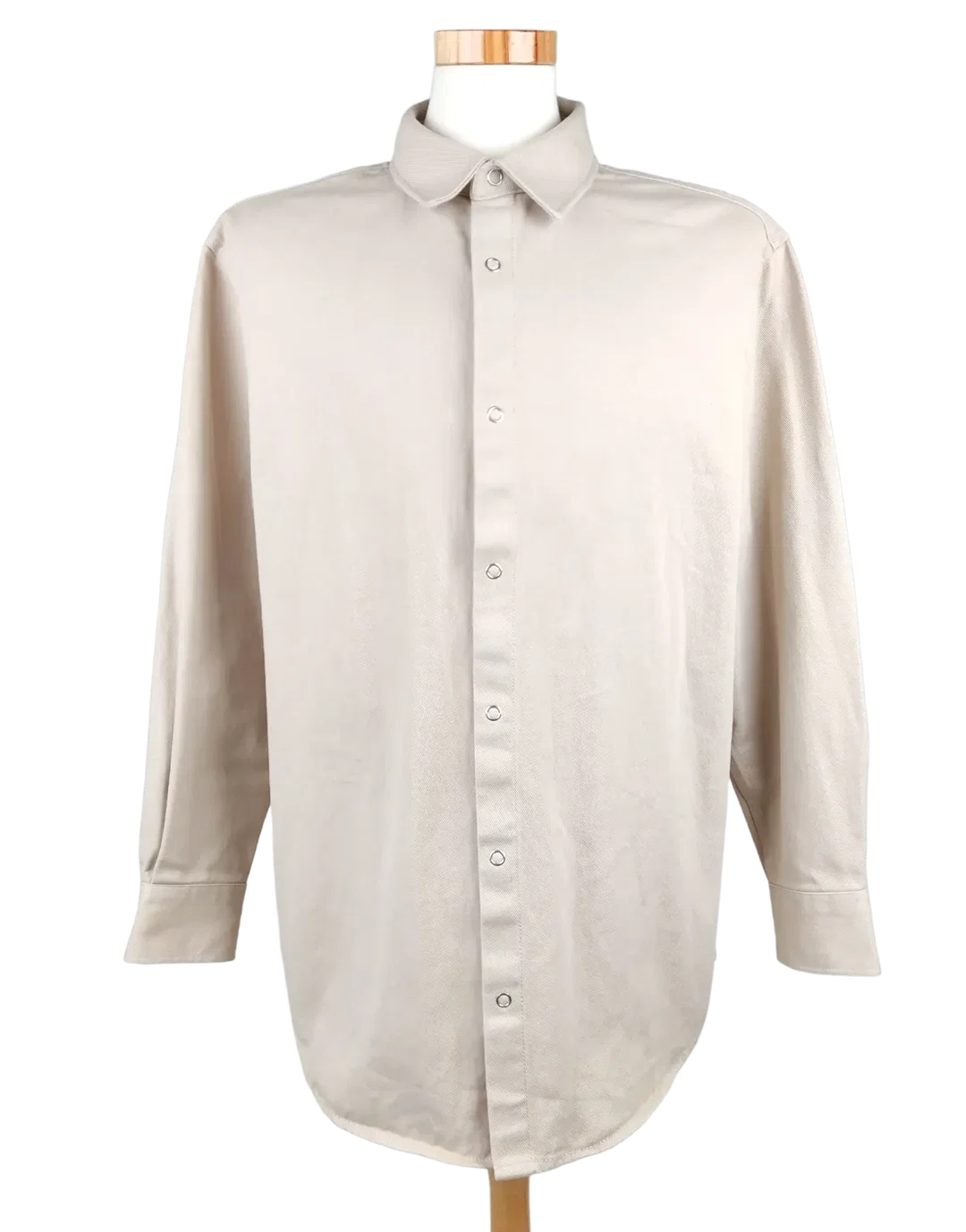 Weekday Herren Denim Hemdjacke, beige - Gr. M  - Bild 1