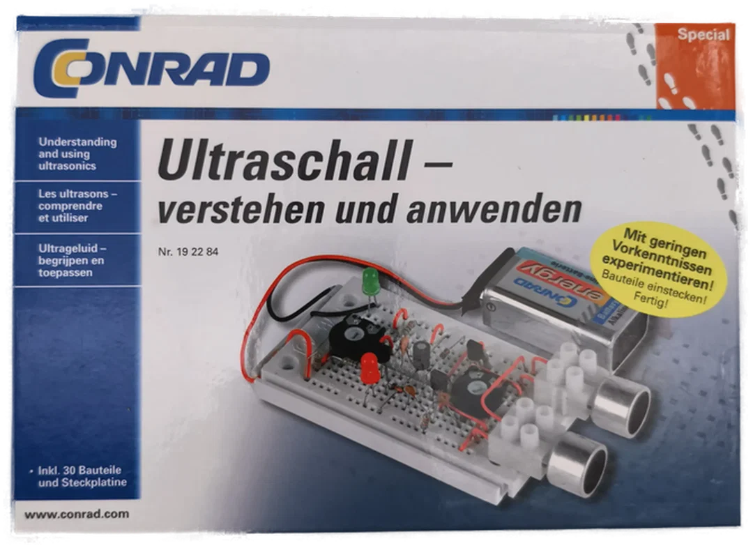 Conrad, Elektronikbausatz "Ultraschall verstehen" neu – Bild 1
