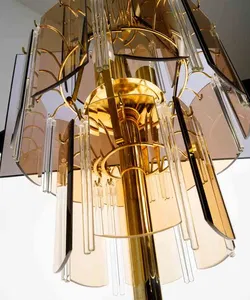 EGLO Tischlampe 70er Jahre – Rauchglas – Vintage Mid-Century Design - Bild 3