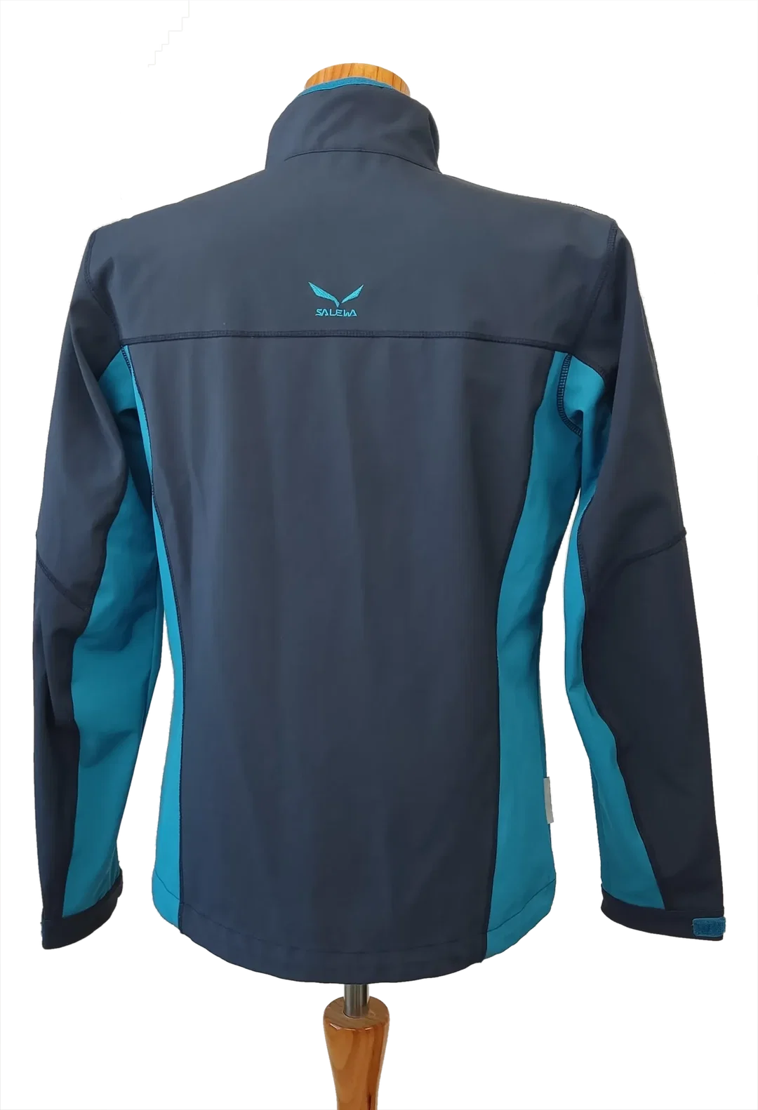 Salewa Herren Softshelljacke,schwarz/türkis - Gr. 48/M – Bild 3