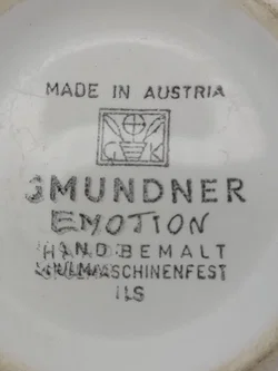 Gmundner Keramik Emotion Tasse und Untertasse mehrfarbig - Bild 2