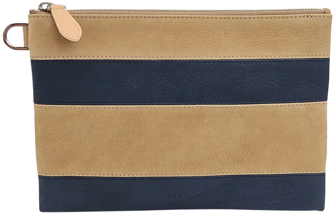 Max V. Koenig Damen Kulturbeutel, beige/blau - Bild 4