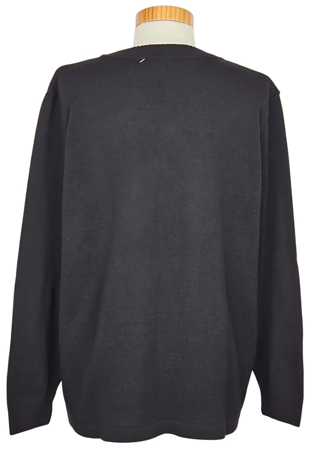  KASA Strickmoden Vintage Damen Pullover, schwarz - Gr. XL  – Bild 3