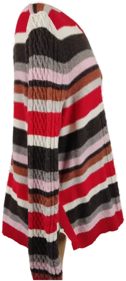 Christian Berg Damenpullover bunt-gestreift - M/38 - Bild 3