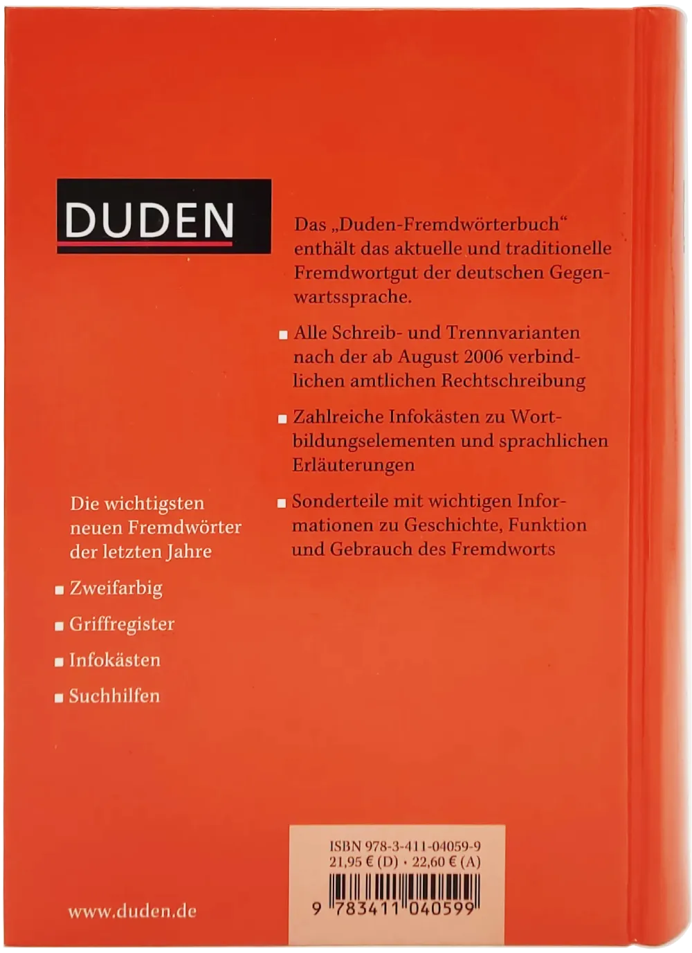 Buch "Das Fremdwörterbuch, 9. Auflage" von Duden – Bild 2
