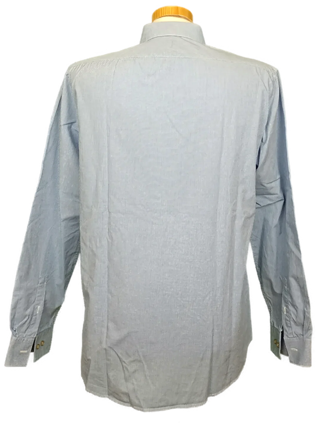 Calvin Klein Herren Hemd blau/weiß kariert Gr. 41/16 – Bild 2