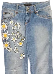 DOLCE & GABBANA Damen Jeans, blau - Gr. 27 - Bild 3
