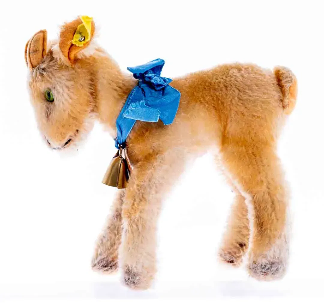 Steiff Ziege Zicky Plüschtier in braun, Höhe 20cm - Bild 4