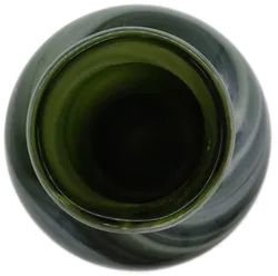  Glasvase/Blumenvase Ikea Swirl-Green-White Höhe ca 27cm - Bild 3