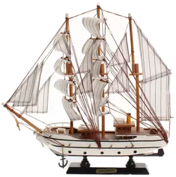 Dekoratives Schiffsmodell „CROATIA“ — Holzsockel, Stoffsegel, Souvenir-Dekoration - Bild 5