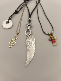 4 Halsketten, Set, Modeschmuck - Bild 1