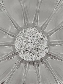 Kristall-Servierplatte Mikasa Transparent | Sunflower Frost - Bild 5