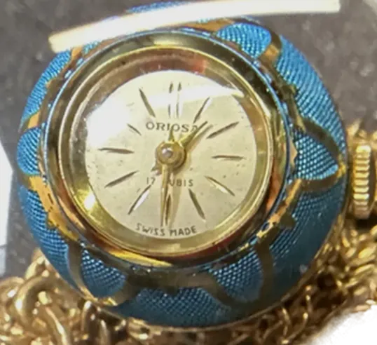Vintage Oriosa Swiss Made Uhr/Halskette – Bild 2