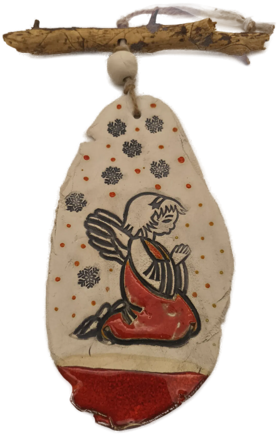 Deko Weihnachten, Engel Keramik - Bild 4