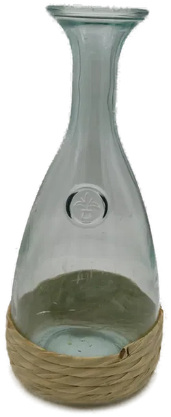 Glaskaraffe Paul Masson & Fleur De Lis Stempel mit Seilbogen - Bild 2