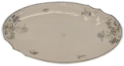 Servierplatte oval, sehr alt, Pirkenhammer, shabby chic - Bild 1