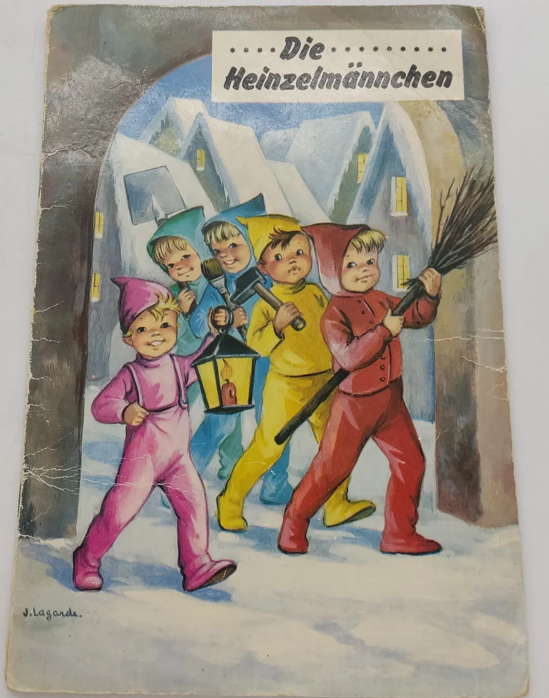 Märchen 4 Stück Vintage-Hefte mit Illustrationen von J. Lagarde aus Belgien 70/80 Jahre – Bild 2
