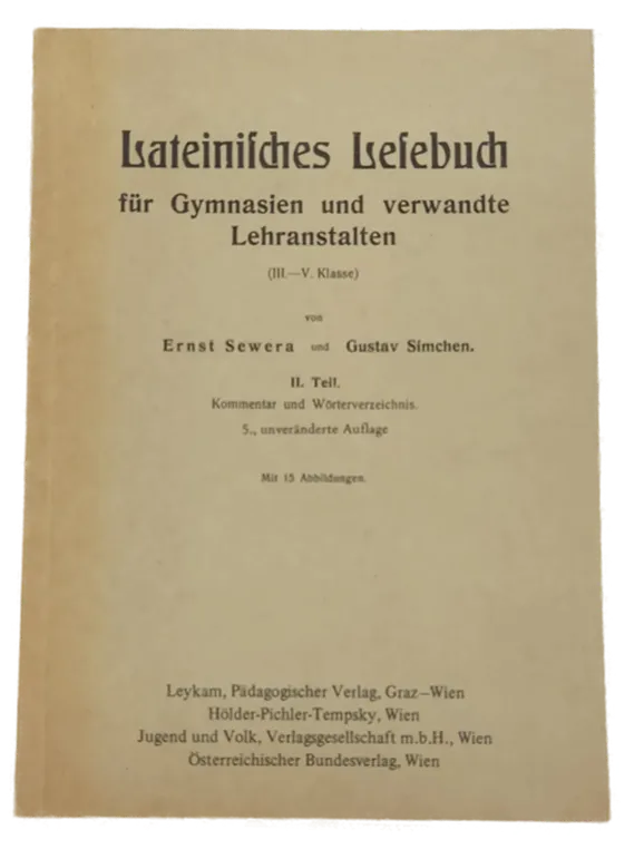 Buch Lateinisches Lesebuch für Gymnasien und verwandte Lehranstalten - Bild 1