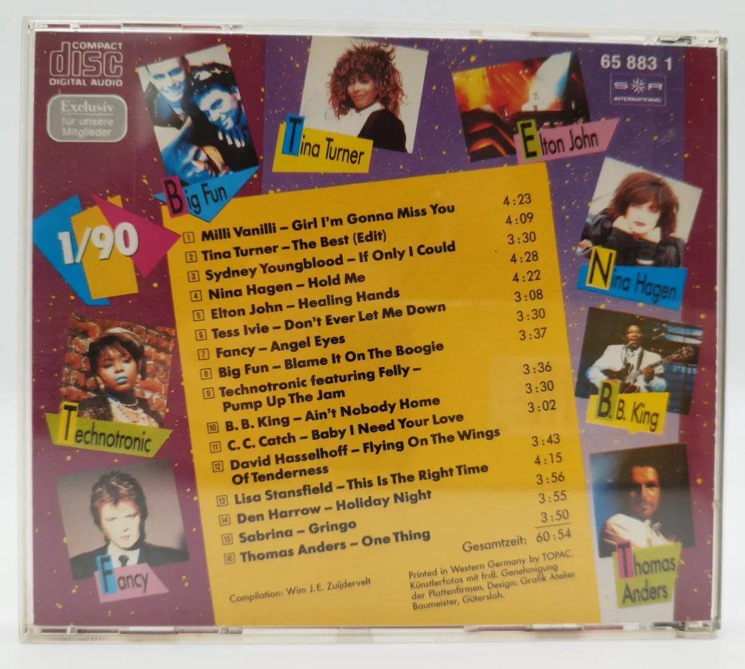 HITBREAKER CD - 16 Top-Hits internationaler Charts – Bild 2