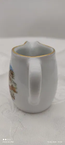 Lilien Porzellan Milchgießer Goldrand Dürnstein | Einmaliges Unikat - Bild 3