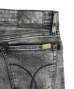 Calvin Klein Herren Slim Straight Jeans grau Gr. W31 L34 - Bild 5
