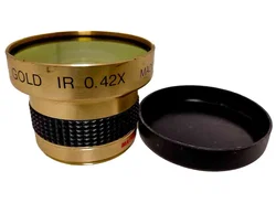 Bower Super Gold IR 0.42X Makro-Weitwinkelvorsatz mit Deckeln