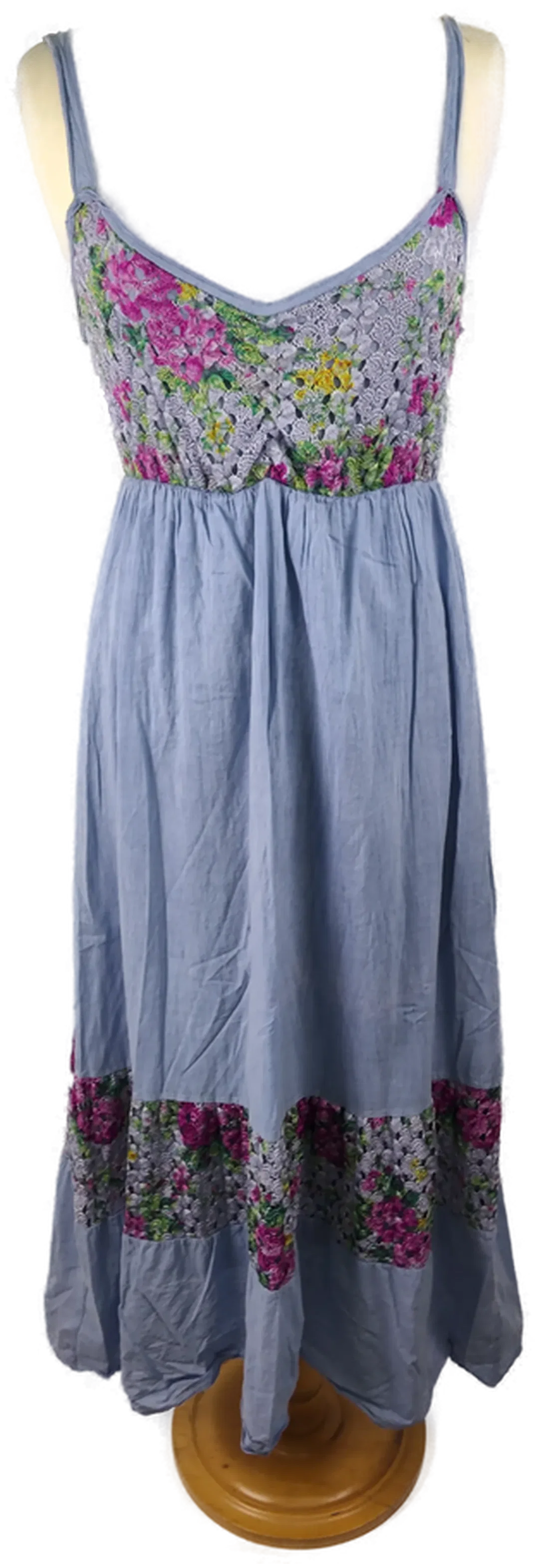 Maxikleid Sonstige Geblümt Baumwolle | Sommerabend-Traum - Bild 4