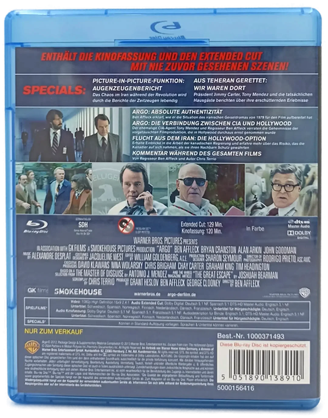 Blu-Ray "Argo - Extended Cut" – Bild 2