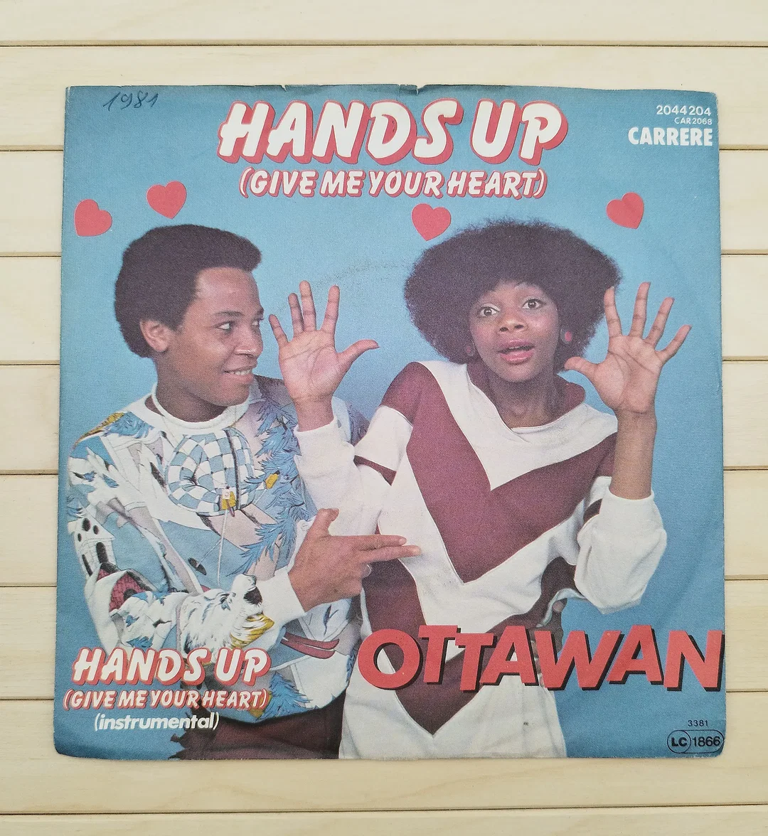 Ottawan, Hands Up (Give me your heart), Vinyl Single  – Bild 1