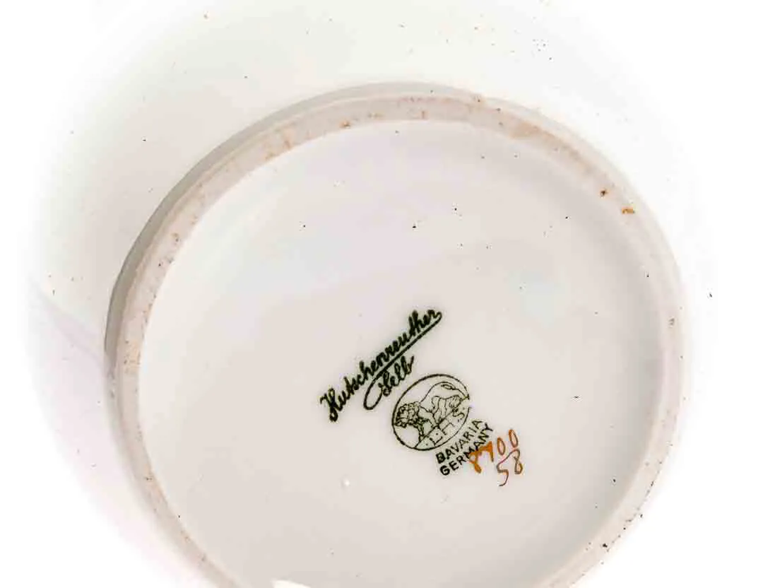  Hutschenreuther Vase und Platte oval, Selb – Bild 3