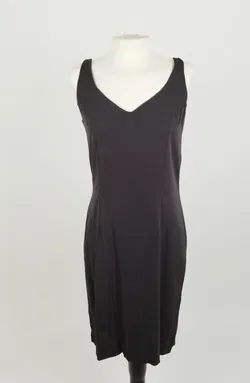Manila Grace Schwarzes Abendkleid - 94% Seide, 6% Elasthan - Bild 1