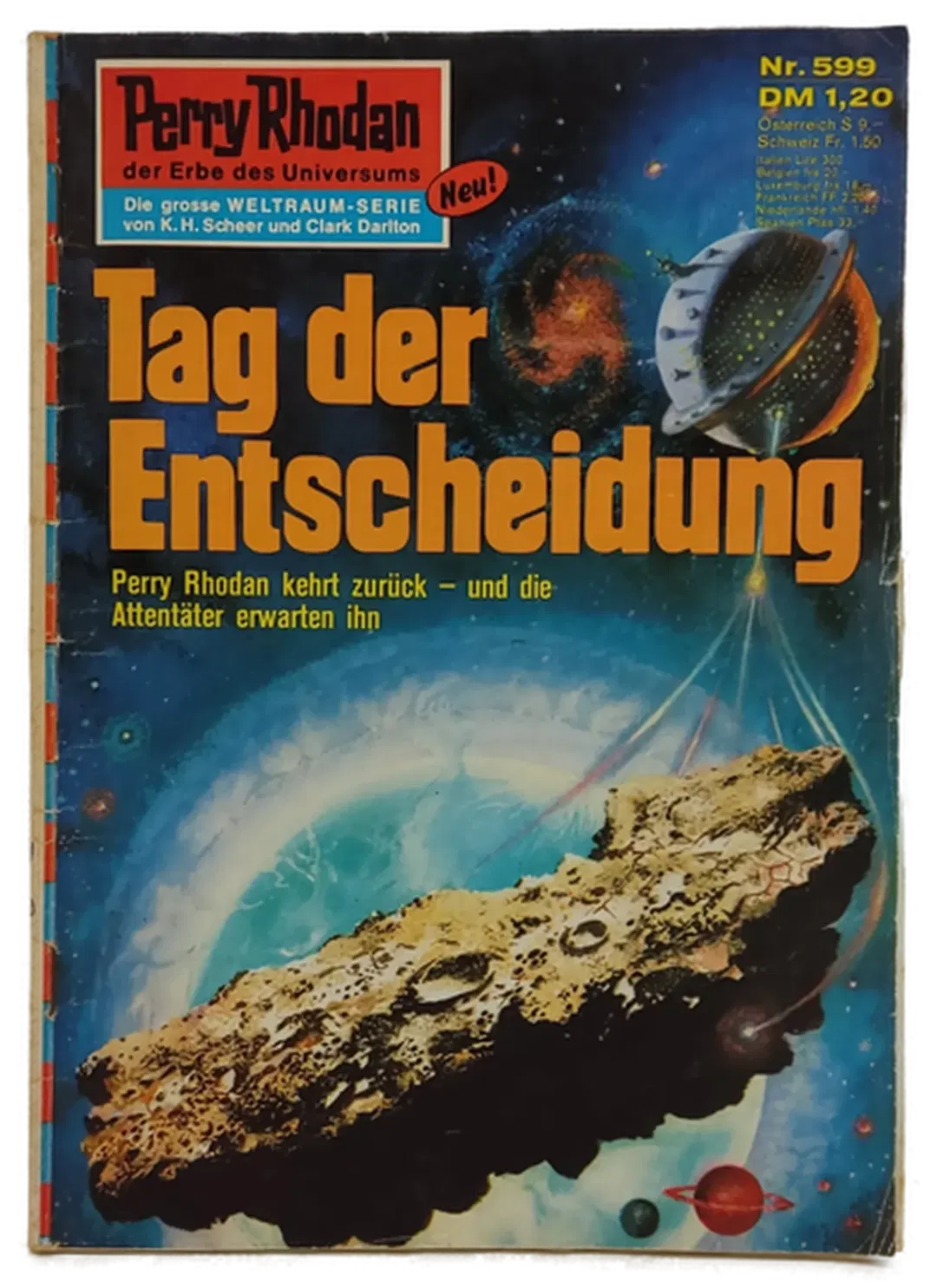 Romanheft Perry Rhodan Tag der Entscheidung Erstauflage Nr.599 - Bild 2