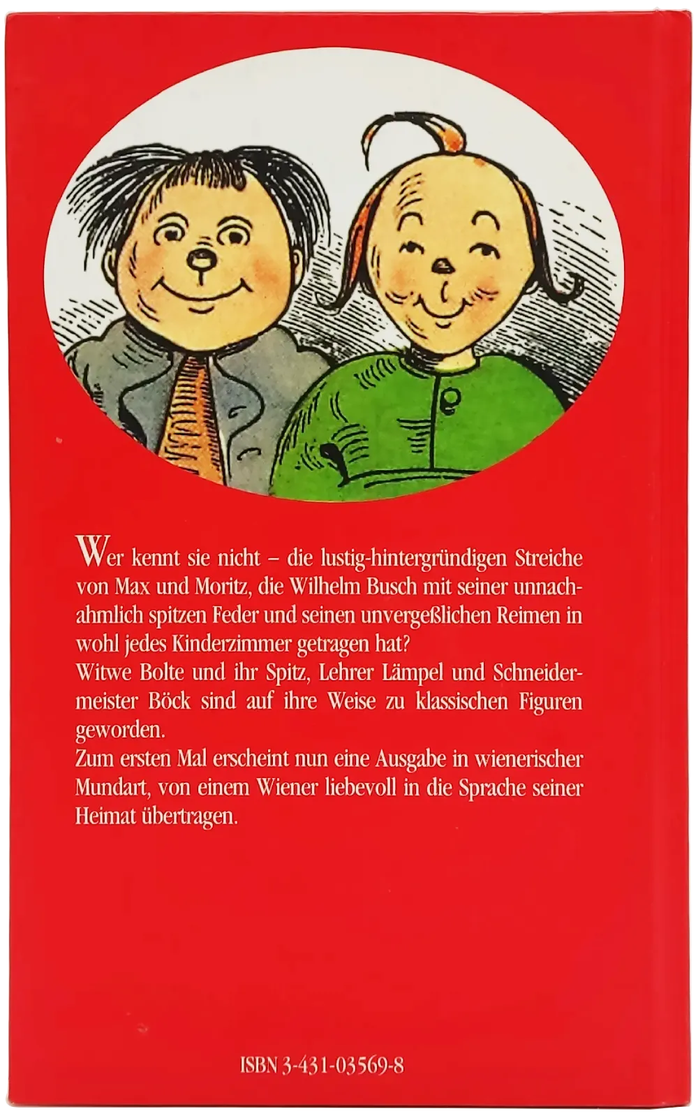 Buch "Max und Moritz auf weanerisch" von Hans Werner Sokop – Bild 2