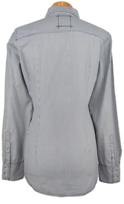 Marc O'Polo Damen Hemdbluse, blau/weiß - Gr. XS  - Bild 2