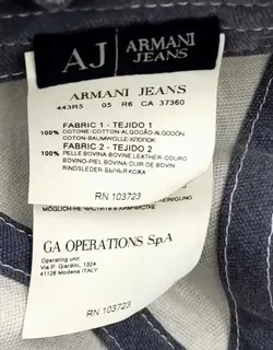Armani Jeans Baseballkappe grau  - Bild 3