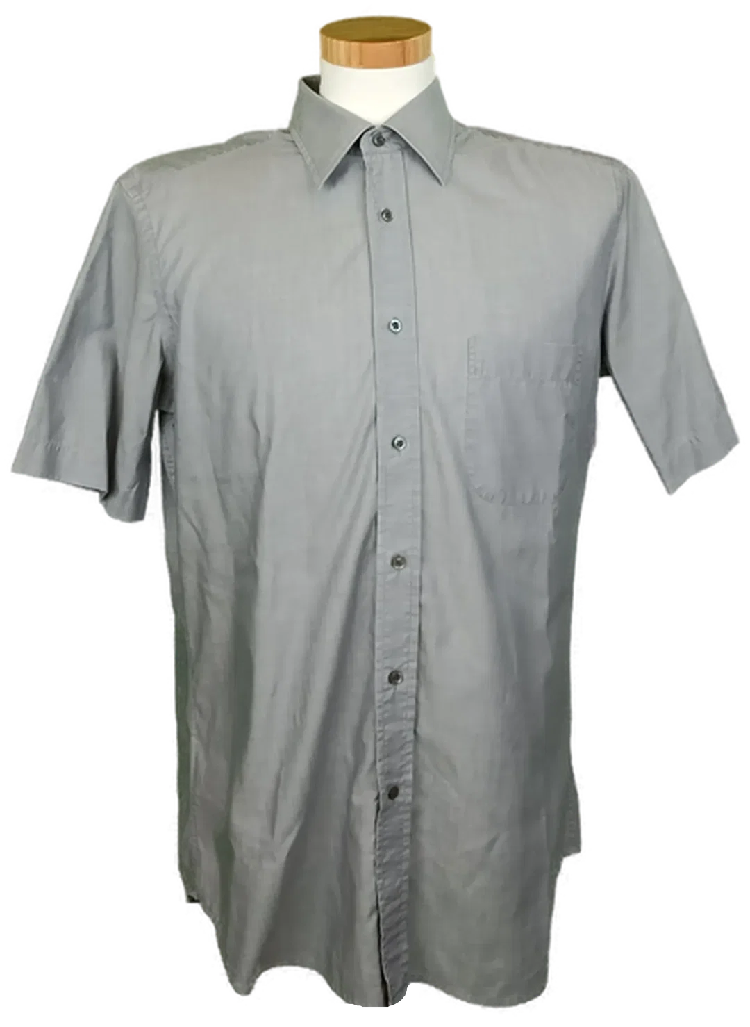 Hugo Boss Herren Hemd kurzarm grau Gr. M - Bild 4