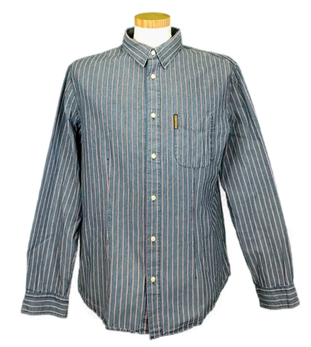 Armani Jeans Herren Hemd gestreift blau Gr. XXL - Bild 4