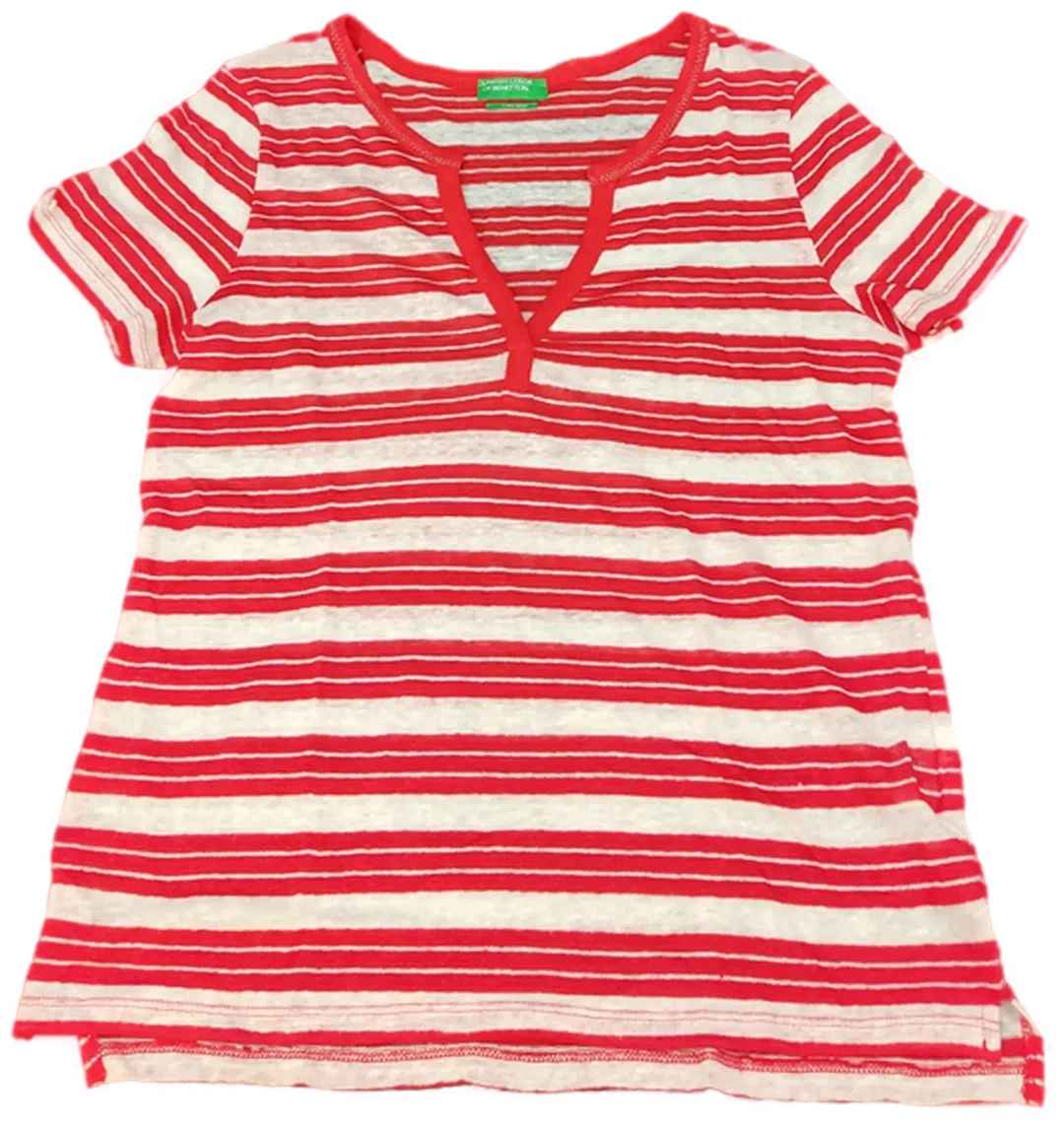 United Colors of Benetton Kindershirt rot/weiß Gr. S/CH - Bild 1