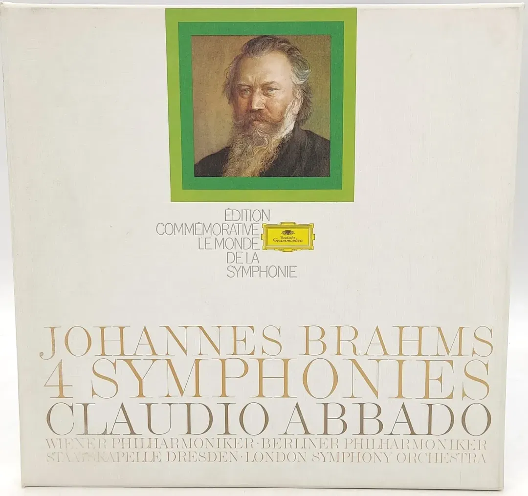 Vinyl 4 Stück Schallplatten Claudio Annado dirigiert Johannes Brahms 4 Symphonies - Bild 1