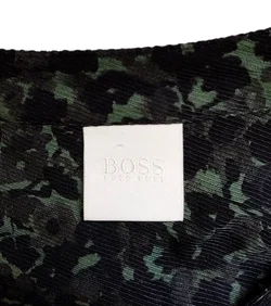 Hugo Boss Damen Bluse schwarz/grün geblümt Gr. 34 - Bild 3
