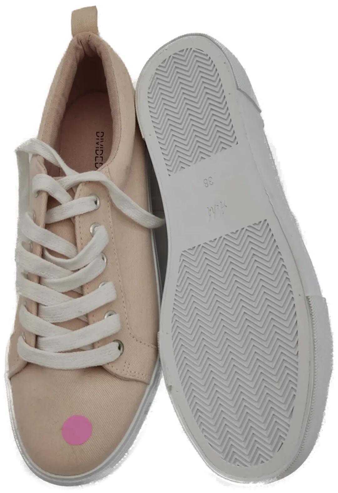 H&M Divided Damen Schnürschuhe mit Plateau - Gr. 38 – Bild 3
